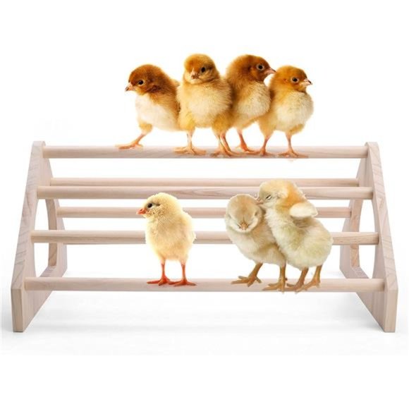 Chicken Perch Chicken Toys for Coop Chicken Swing Chicken Wood Stand Chicken Toy - Picture 1 of 12